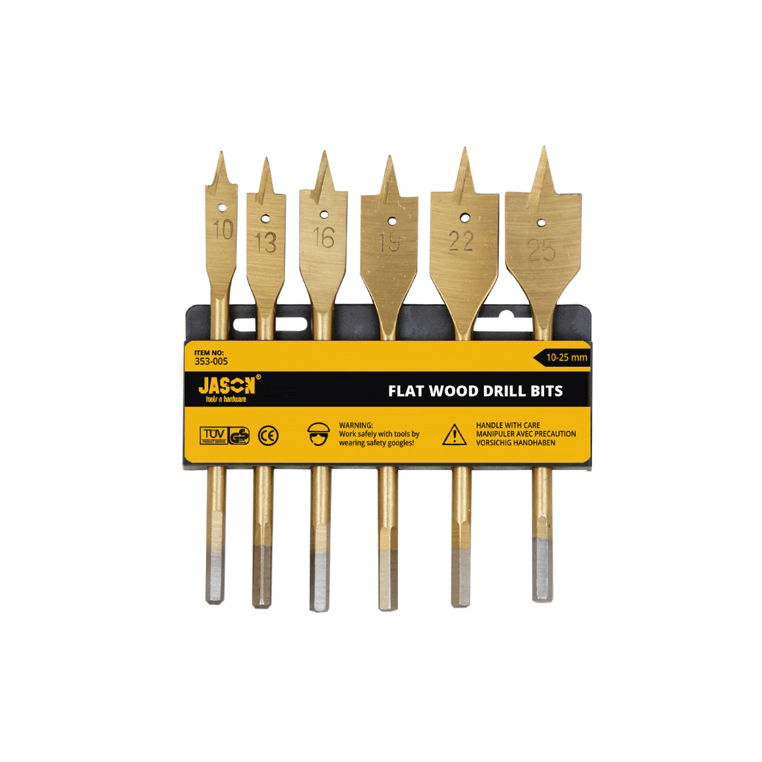 Mata Bor Kayu Tincoated  6 Pcs  